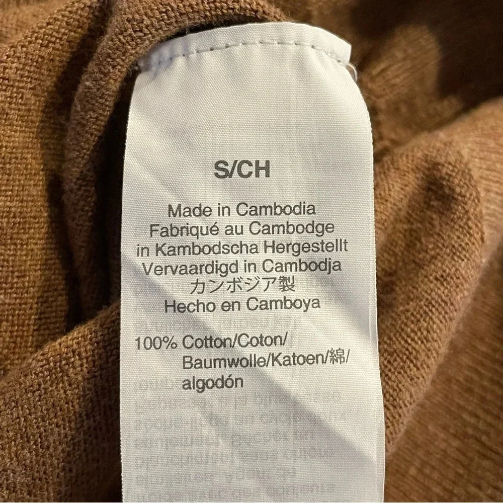 J Crew (Fall 2020 )Classic cotton cardigan sweater in Heathered Mushroom E5957